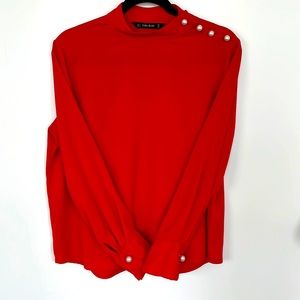 Pearled Red blouse